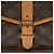 Bolso mensajero Saumur 35 en lona monograma vintage Louis Vuitton Castaño - vista 10
