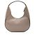 Stella Mc Cartney Stella McCartney Eco Alter Nappa Logo Perforato Piccolo Hobo Marrone Beige - vista 3