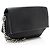 Borsa a spalla Hermès Taurillon Novillo Opli 24 con catena Nero - vista 2