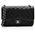 Gabrielle Borsa Jumbo Double Flap Classica in Pelle Caviar di Chanel Nero