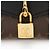 Lucchetto in Tela Monogram Louis Vuitton con Cinghia Nero - vista 8