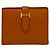 Cartera Hermès Béarn en cabra Naranja - vista 2