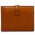 Cartera Hermès Béarn en cabra Naranja - vista 4