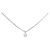Autre Marque Collana in platino PT850 e diamanti Argento