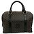 Céline Celine Macadam Triomphe Lederhandtasche Braun Schwarz - Ansicht 2