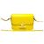 Céline Borsa a spalla in pelle di vitello Teen Triomphe di CELINE Giallo