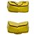 Céline Borsa a spalla in pelle di vitello Teen Triomphe di CELINE Giallo - vista 8