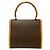 Céline Celine Macadam Triomphe leather PVC 2way bag Brown Beige - view 5