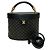 Céline Borsa a tracolla 2way Celine Macadam Triomphe PVC Leather Marrone Nero - vista 2