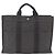 Bolso Fourre-tout Herline de lona Hermès Castaño