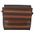 Céline Celine Vintage Macadam Canvas and Leather Marrone