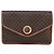 Céline Celine Circle Logo Macadam Canvas and Leather Marrone