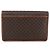 Céline Celine Circle Logo Macadam Canvas and Leather Marrone - vista 2