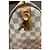 Borsa Louis Vuitton Speedy 35 Damier Azur in tela Damier ebene - vista 12