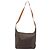 Céline Celine Vintage Macadam Canvas and Leather Marrone