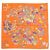 Silk In Bufanda de seda Carré 90 Planifleurs de Hermès Naranja