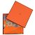 Silk In Bufanda de seda Carré 90 Planifleurs de Hermès Naranja - vista 3