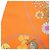 Silk In Bufanda de seda Carré 90 Planifleurs de Hermès Naranja - vista 5