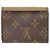 Cartera Zoe Tri-Fold Louis Vuitton Castaño Monograma - vista 3