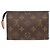 Pochette Toilette 15 Monogram Louis Vuitton Marrone Monogramma - vista 2