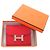 Hermès Constance Compact Epsom Leder Rot Bi-Fold Geldbörse - Ansicht 2