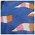 Sciarpa Pareo Muffler Grande Gloria Soli di Hermès Blu Multicolore Arancione - vista 10