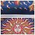 Sciarpa Pareo Muffler Grande Gloria Soli di Hermès Blu Multicolore Arancione - vista 5
