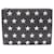 Pochette en cuir noir et argent Yves Saint Laurent Argenté  - vue 1
