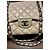 Chanel Classic Flap Tasche Mittel aus beigem Lammleder - Ansicht 11