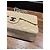 Chanel Classic Flap Tasche Mittel aus beigem Lammleder - Ansicht 6