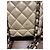 Chanel Classic Flap Tasche Mittel aus beigem Lammleder - Ansicht 9