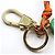 Portachiavi Gucci con supporto e charm D'oro Verde Arancione - vista 6