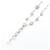 Collana Coco Mark di Chanel Argento Bianco