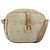 Borsa a Spalla in Tela Honeycomb PVC Beige Oro Auth 170997 Christian Dior D'oro