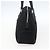 Borsa a mano Salvatore Ferragamo in nylon nero argento Auth BA10606 - vista 4