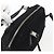 Borsa a mano Salvatore Ferragamo in nylon nero argento Auth BA10606 - vista 6