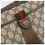 Borsa Sherry Line GG Supreme Web di GUCCI in PVC beige e oro 89 02 032 Auth 170109 D'oro - vista 18