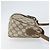 Borsa Sherry Line GG Supreme Web di GUCCI in PVC beige e oro 89 02 032 Auth 170109 D'oro - vista 3