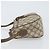 Borsa Sherry Line GG Supreme Web di GUCCI in PVC beige e oro 89 02 032 Auth 170109 D'oro - vista 4
