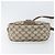 Borsa Sherry Line GG Supreme Web di GUCCI in PVC beige e oro 89 02 032 Auth 170109 D'oro - vista 5