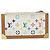 LOUIS VUITTON Monogramm Multicolor Pochette Cles Tasche Weiß M92655 Auth 172025 - Ansicht 2