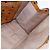 Borsa Tote Vicetos Logogram MCM in PVC Marrone Oro Auth BA10363 D'oro - vista 18