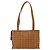 Borsa Tote Vicetos Logogram MCM in PVC Marrone Oro Auth BA10363 D'oro - vista 2