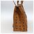 Borsa Tote Vicetos Logogram MCM in PVC Marrone Oro Auth BA10363 D'oro - vista 3
