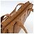 Borsa Tote Vicetos Logogram MCM in PVC Marrone Oro Auth BA10363 D'oro - vista 6