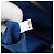 Zaino PRADA in nylon azzurro chiaro argento autentico 169566V Blu chiaro - vista 10
