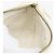 CHANEL Borsa a Spalla Matelassé Pelle Bianca Oro CC Auth BA10848 Bianco D'oro - vista 19