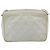 CHANEL Borsa a Spalla Matelassé Pelle Bianca Oro CC Auth BA10848 Bianco D'oro - vista 2