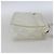 CHANEL Borsa a Spalla Matelassé Pelle Bianca Oro CC Auth BA10848 Bianco D'oro - vista 4