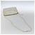 CHANEL Borsa a Spalla Matelassé Pelle Bianca Oro CC Auth BA10848 Bianco D'oro - vista 7